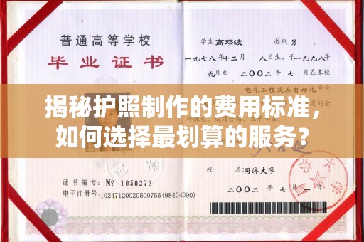 大通揭秘护照制作的费用标准，如何选择最划算的服务？